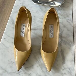 JIMMY CHOOSE patent leather pumps